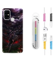 Casper E30 F20 X20 Kılıf Kablo Koruma Spiral Silikon Dark Deer 1786