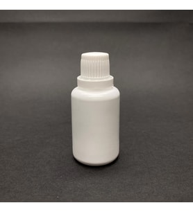 30 cc Plastik Şişe - Kilitli  Kapaklı- Mat Beyaz- x 10 Adet (Karışık)