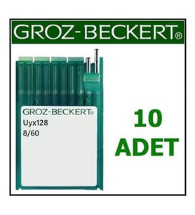 Groz Beckert Uyx128 Kemer Makina İğnesi Uzun 8 Numara
