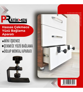 Hassas Çekmece Yüzü Bağlama Aparatı
