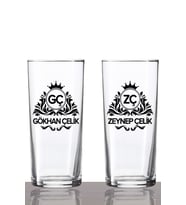 Kişiye Özel 2'li Royal Rakı Bardağı