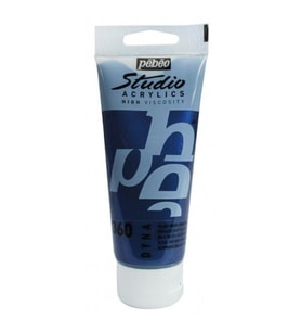 Pebeo Studio Akrilik Boya 100 ml. 360 Iridescent Blue Black 