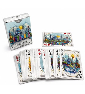 İstanbul Temalı İskambil Oyun Kartı Alk5659