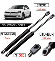 VW GOLF 7 VAKUMLU ELEKTRİKLİ BAGAJ KAPAĞI KİTİ