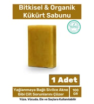 Özel Üretim %100 Doğal Koku Yüz Cilt Beyazlatıcı Organik Nemlendirici Kükürt Sabunu 1 Adet
