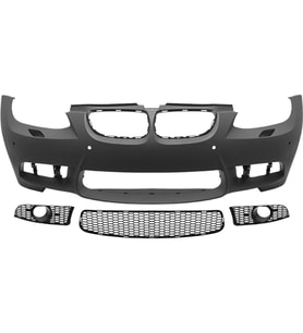 BMW E92 2006-2009 Komple Tampon E93 Ön Far Yıkamalı SİS Delikli Style A51118043958R2 Wender