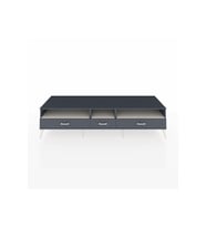 Kronos TV Ünitesi 3 Raflı 3 Çekmeceli  220x59x51 Antrasit-Aytaşı/Antrasit