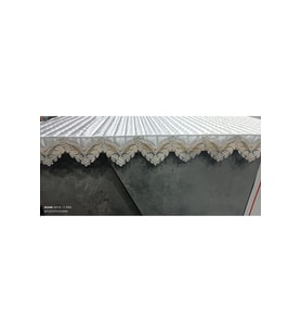 40x70 uyumlu şık kapitone raf örtüsü, tek parça, modern tasarım