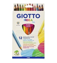 Giotto Mega Triangular 12li Kuru Boya Seti 220600