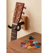 Lastvoice GDS-555S-PAK Ahşap Gitar Duvar Standı Askısı Aksesuar Seti