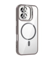 Joko Apple iPhone 16 Plus Remim Lensli Magsafe Standlı Kapak - Titan Gri