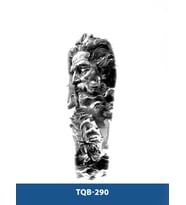 TQB-290 ZEUS VE GEMİ DESEN GEÇİCİ KOL DÖVMESİ-TATTO