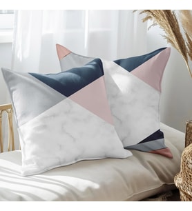 eJOYA Modern Tasarımlı 2'li Yastık İçi Ve Kırlent Kılıfı 45cm 113448