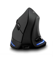 ShopyTech Zelotes F35 Dikey Kablosuz Mouse Ergonomik Şarjlı 2.4G 1000/1600/2400 DPI 6 Tuş