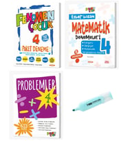 4.Sınıf Paket ve Matematik Deneme +Problemler Soru Bankası