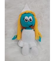 Tatlı Şirine Bebek Amigurumi Organik Oyuncak