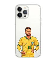 Iphone 12 PRO Uyumlu Neymar Da Silva Tasarımlı Şeffaf Telefon Kılıfı