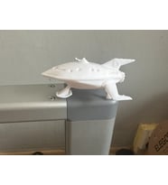 Minik Uzay Gemisi Beyaz Renk 14CM Oyuncak (Çok Renkli)