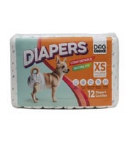 Dog Choice Diapers Köpek Bağlama Bezi XS Boy 12’li Paket Erkek Köpek Alt Bezi