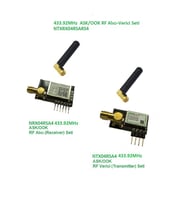 433.92MHz ASK/OOK RF Alıcı Verici Seti (NTXRX04RSARS4)