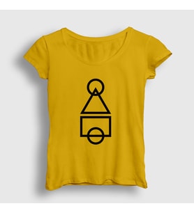 Presmono Kadın Sarı The Squid Game T-Shirt 261611tt (Sarı)