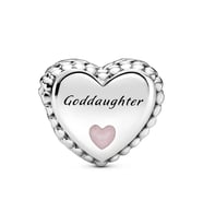 Nur Silver Goddaughter Kalp Gümüş Charm NUR-BL01011