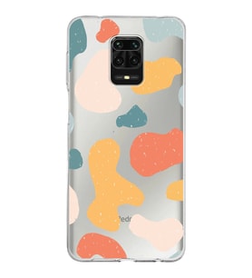 Xiaomi Redmi Note 9 Pro Uyumlu Kapak Grunge Tasarımlı Şeffaf Silikon Kılıf