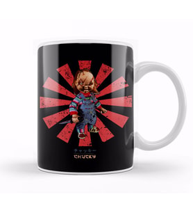 Chucky Retro Japanese Kupa Bardak Porselen