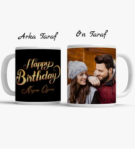 Kişiye Özel Doğum Günü Kupa Bardak