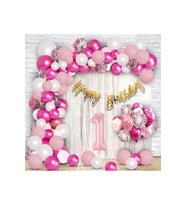 FUŞAYA PEMBE DOĞUM GÜNÜ BALON SETİ