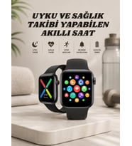Akıllı Saat Wireless Şarj Yüksek Çözünürlüklü Müzik Dinleme Sesli Cevaplama