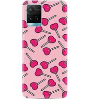 Vivo Y11S Y21S Y20 Y20S Y70 Kılıf Desemli Silikon Heart Lollipop 1414