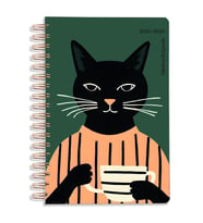 Crow Notebook 2026 A5 Kedili Akademik Ajanda 15x21 Cm - 107 Ad. Sticker Hediyeli - Lastikli - 12 Aylık