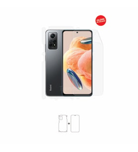 Xiaomi Redmi Note 12 Pro Full 360 Derece Kaplama Ön-Arka-Yan Tam Kaplayan Koruyucu Hd Film