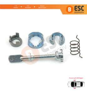 VW Caddy 2 Seat Cordoba Ibiza Inca 6K İçin Ön Kapı Kilidi Tamir Takımı 6K4837223A 68mm