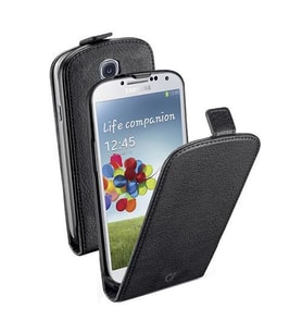 Cellular Line Galaxy S4 ile Uyumlu Flap Essential Deri Kılıf Siyah FLAPESSGALAXYS4BK