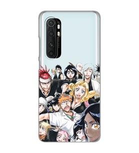 Xiaomi Mi Note 10 LITE Uyumlu Bleach Tasarımlı Şeffaf Telefon Kılıfı