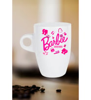 Enter Mode Barbie Baskılı Kupa Bardak Porselen Latte Filtre Kahve Fincanı