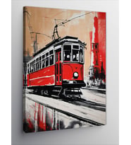 Kanvas Tablo Taksim Tramvayı