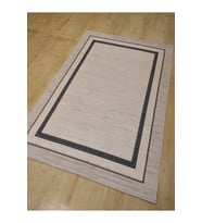HALIMARKA MİLAS 46208E KREM MAVİ MODERN SALON HALISI 160X230 CM