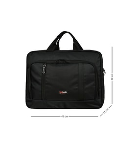 GALB Leather Siyah Unisex 16.5 Inc Laptop & Evrak Cantasi