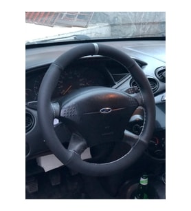 Ford Focus 1 Lazer Noktalı Nubuk Alcantara Direksiyon Kılıfı(1999-2005)