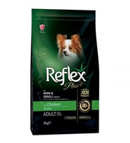 Reflex Plus Tavuklu Mini Irk Yetişkin Köpek Maması 3 Kg (Kahverengi)