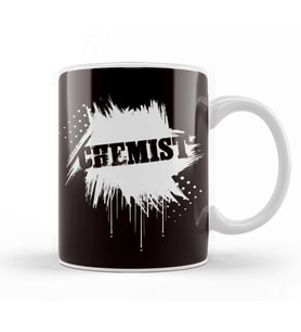 Chemist Scientist Pharmacist Chemistry Science Laboratory Kupa Bardak Porselen