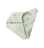 Volkswagen Polo Iv 2001-2008 İçin Cam Kriko Motor Kapağı - Ön Sol (Beyaz)