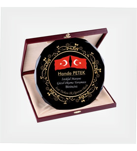 Kişiye Özel Kristal Tabak Plaket