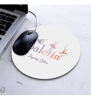 İsimli Balerin Temalı Yuvarlak Mousepad