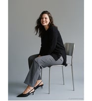 LCW EVERYDAY Siyah Büyük Beden Bisiklet Yaka Oversize Kadın Tişört