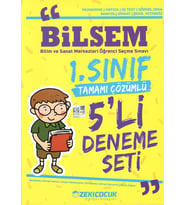 1.Sınıf Bilsem Tamamı Çözümlü 5 li Deneme Seti Zeki Çocuk