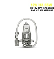 Trifa H3 Halojen Far Ampülü 12V 55Watt Sarı